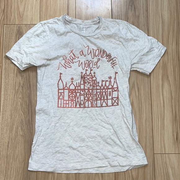 What a Wonderful World It's a Small World Tee - Picture 1 of 2